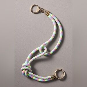 Anthropologie Sporty Chord Bag Charm Lime NWT